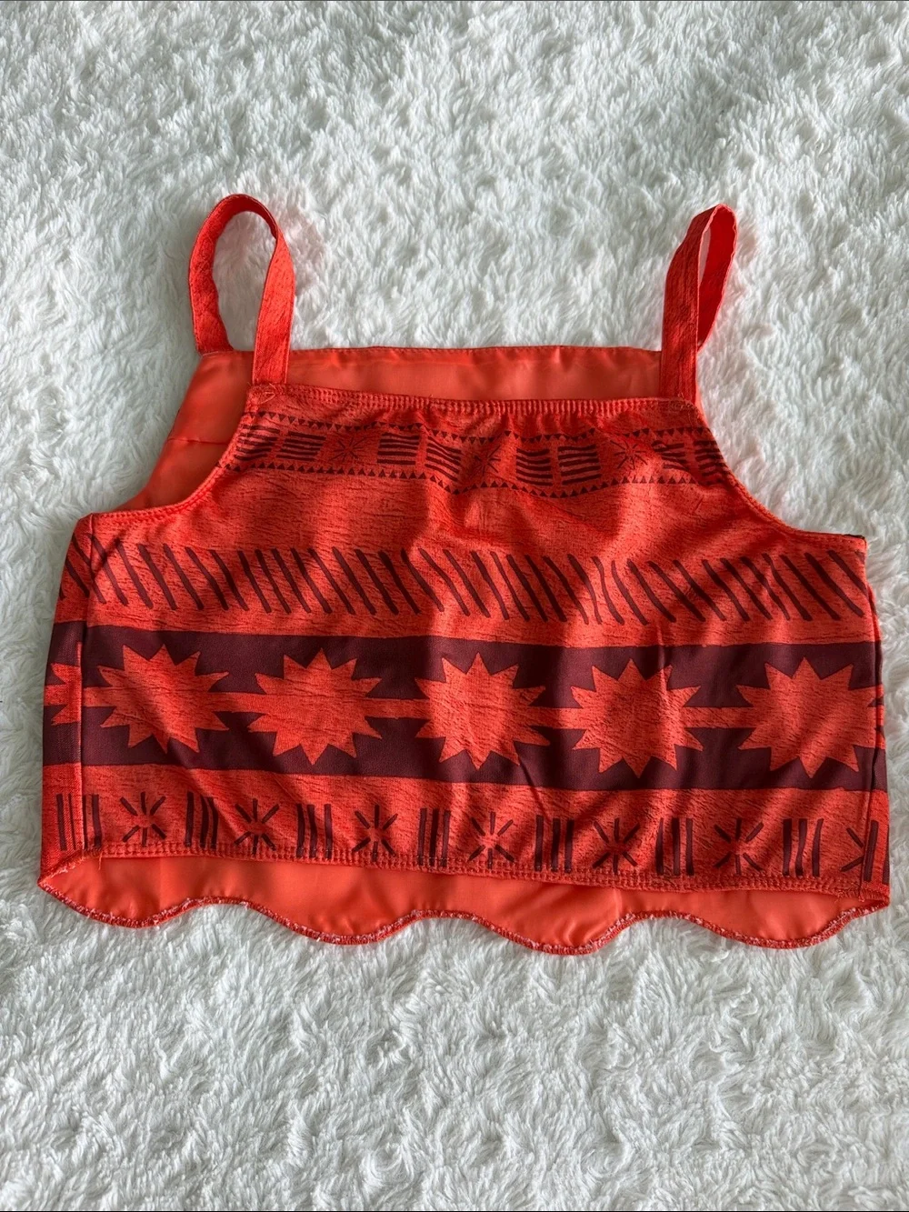 Disney Store girls size 9-19 Moana 3 piece costume shirt skirt sash like new